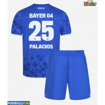 Bayer Leverkusen Exequiel Palacios #25 3rd trikot Kinder 2025-26 Kurzarm (+ Kurze Hosen)